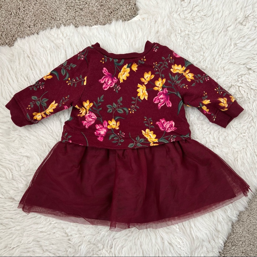 Old Navy Floral Tutu Dress | Baby Girls | 0-3 mo - Picture 2 of 8